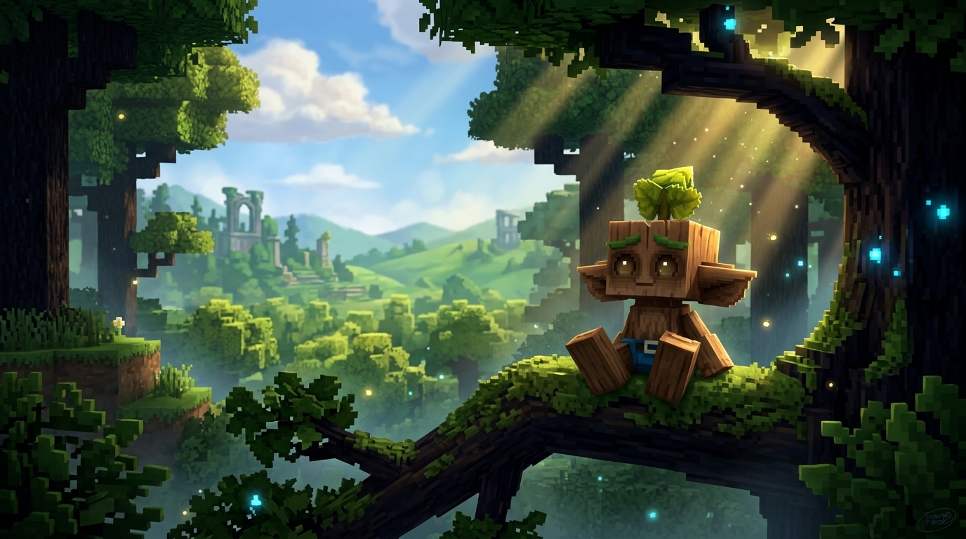 Bespoke Hytale Kweebec Wallpaper
